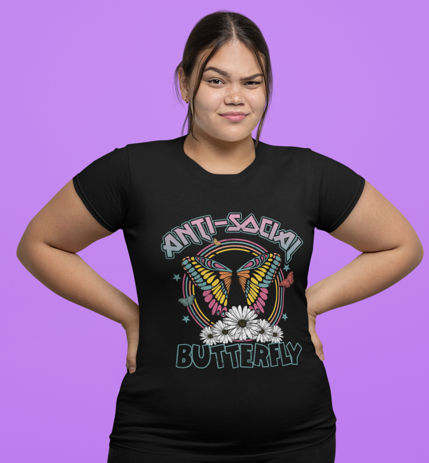 Anti-Social Butterfly Unisex Tee