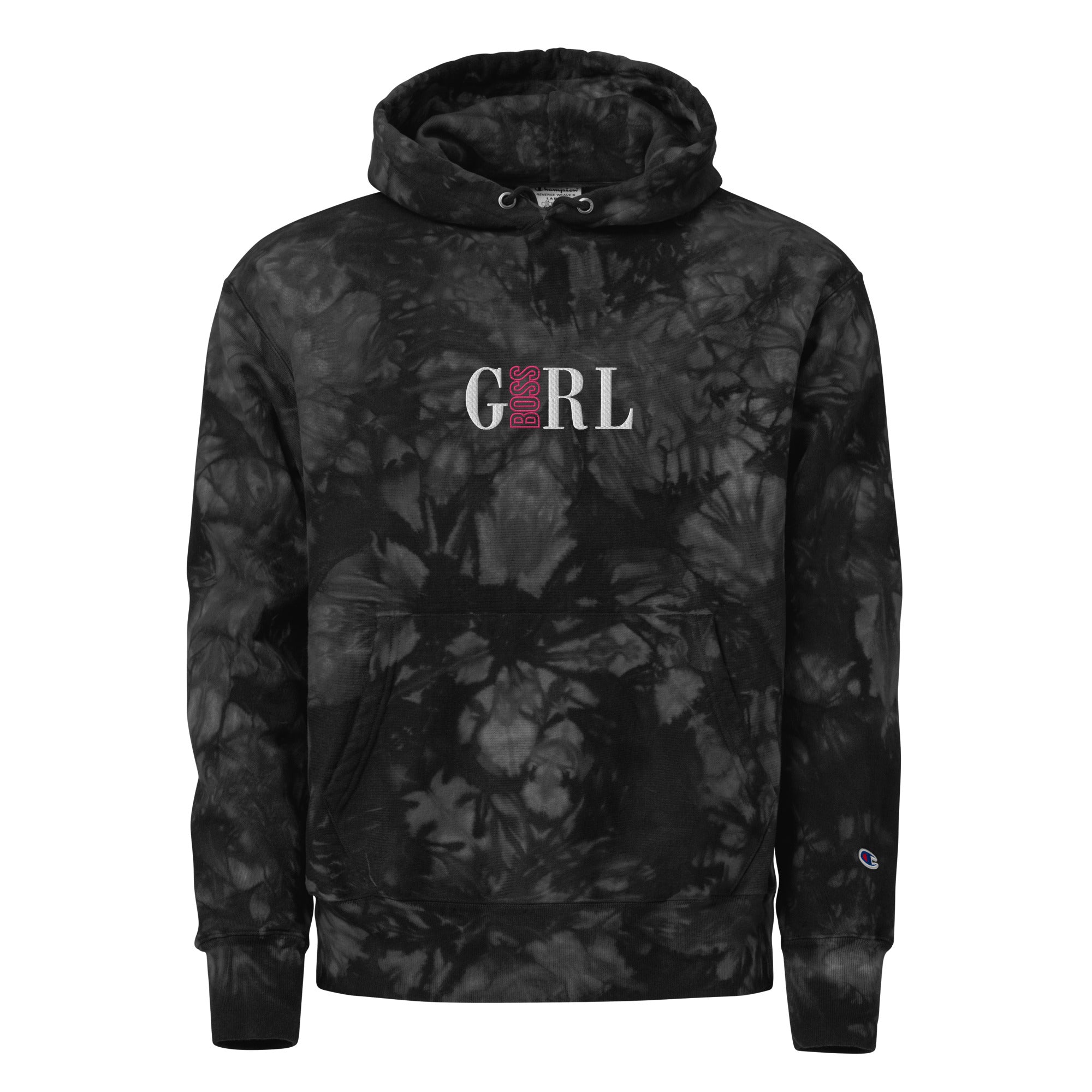 Girl Boss Unisex Champion Tie Dye Hoodie