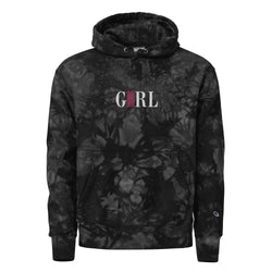 Girl Boss Unisex Champion Tie Dye Hoodie