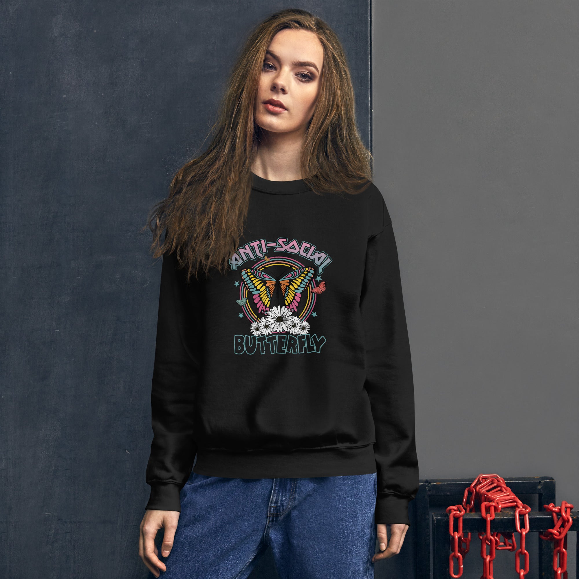 Anti-Social Butterfly Sweatshirt