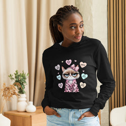 Grumpy Kitty Anti-Valentine Long Sleeve Tee