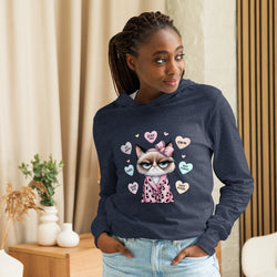 Grumpy Kitty Anti-Valentine Long Sleeve Tee