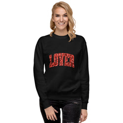 Lover "Faux" Sequins Unisex Premium Sweatshirt