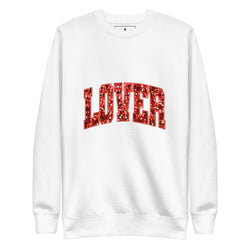 Lover "Faux" Sequins Unisex Premium Sweatshirt