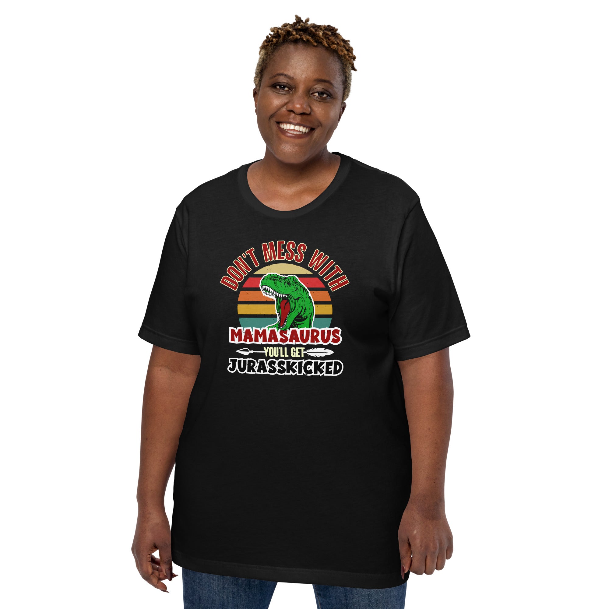 Mamasaurus Jurasskicked Tee