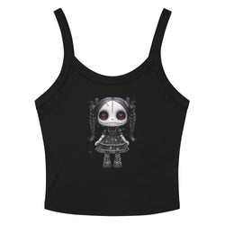 Halloween Zombie Doll with Braids Micro Rib Tank Top