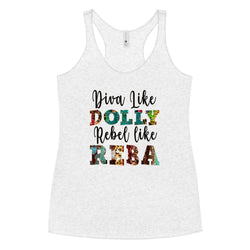 Diva Like Dolly Rebel Like Reba Tank | Available in 3 colors