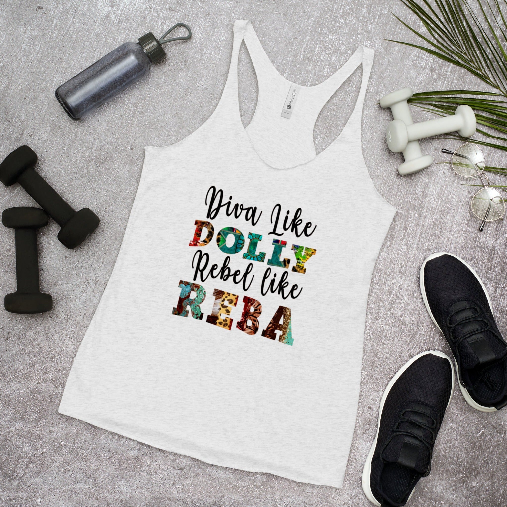 Diva Like Dolly Rebel Like Reba Tank | Available in 3 colors