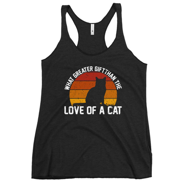 Love of a Cat Racerback Tank Top