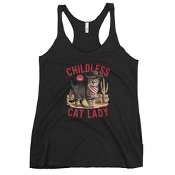 Childless Cat Lady Racerback Tank