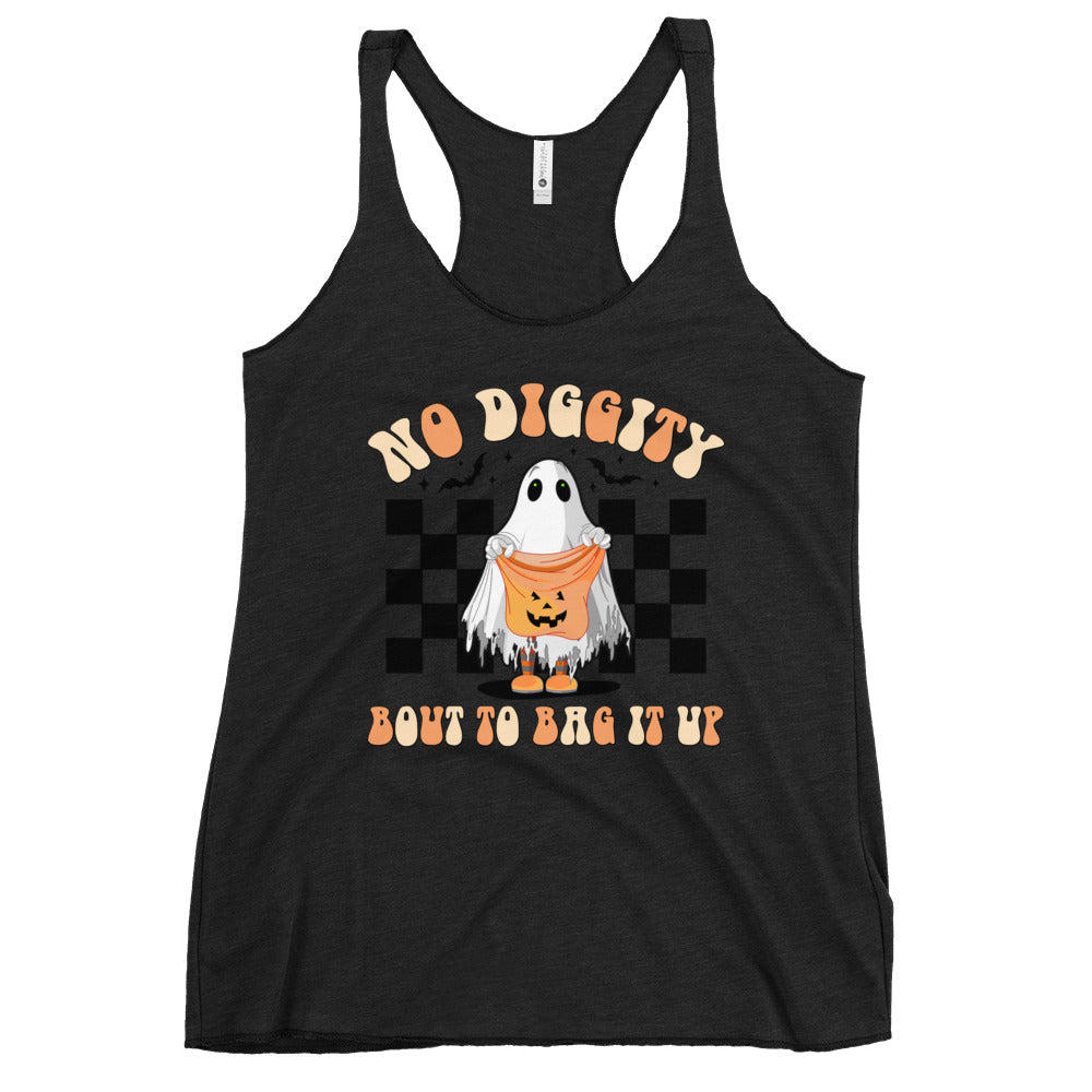 No Diggity Halloween Racerback Tank