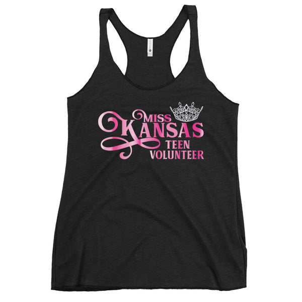 Miss Kansas Volunteer (MKV) Teen Racerback Tank