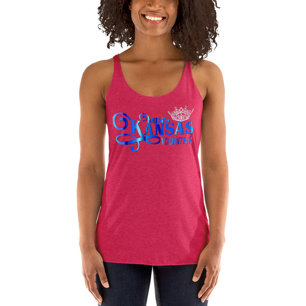 MKV Racerback Tank in Vintage Shocking Pink