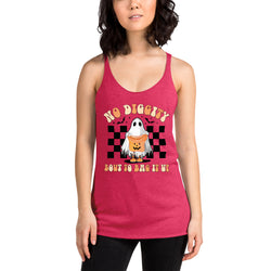 No Diggity Halloween Racerback Tank