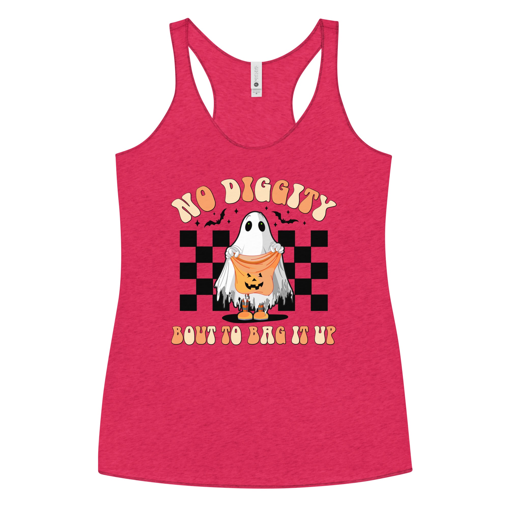 No Diggity Halloween Racerback Tank