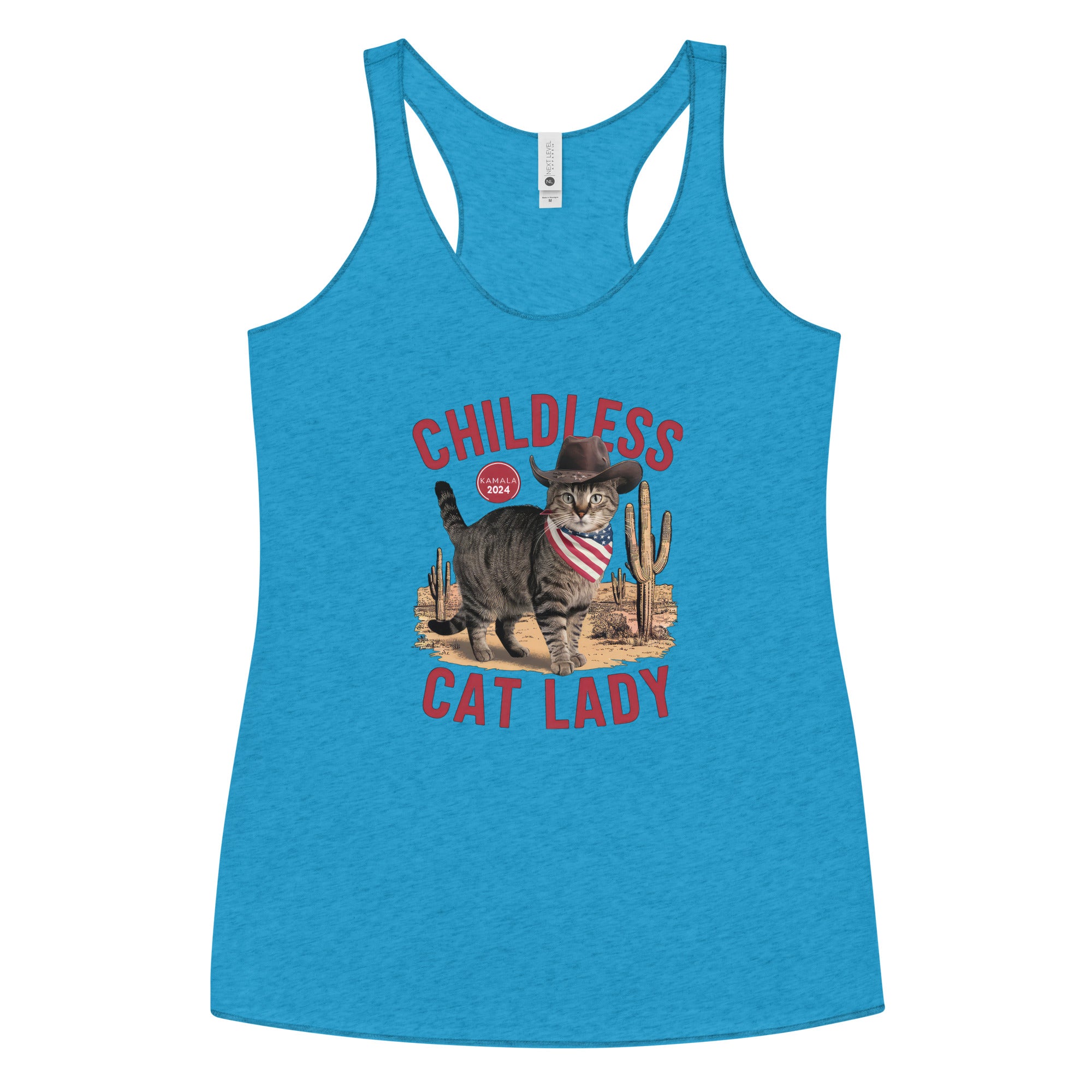 Childless Cat Lady Racerback Tank