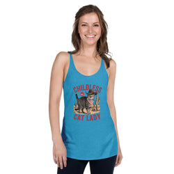 Childless Cat Lady Racerback Tank