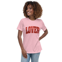 Lover Valentine's Day "Faux" Sequins Relaxed Tee