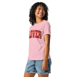 Lover Valentine's Day "Faux" Sequins Relaxed Tee