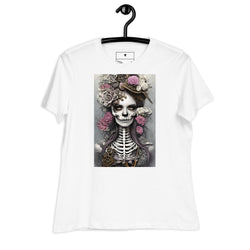 Goth Skeleton Roses Tee