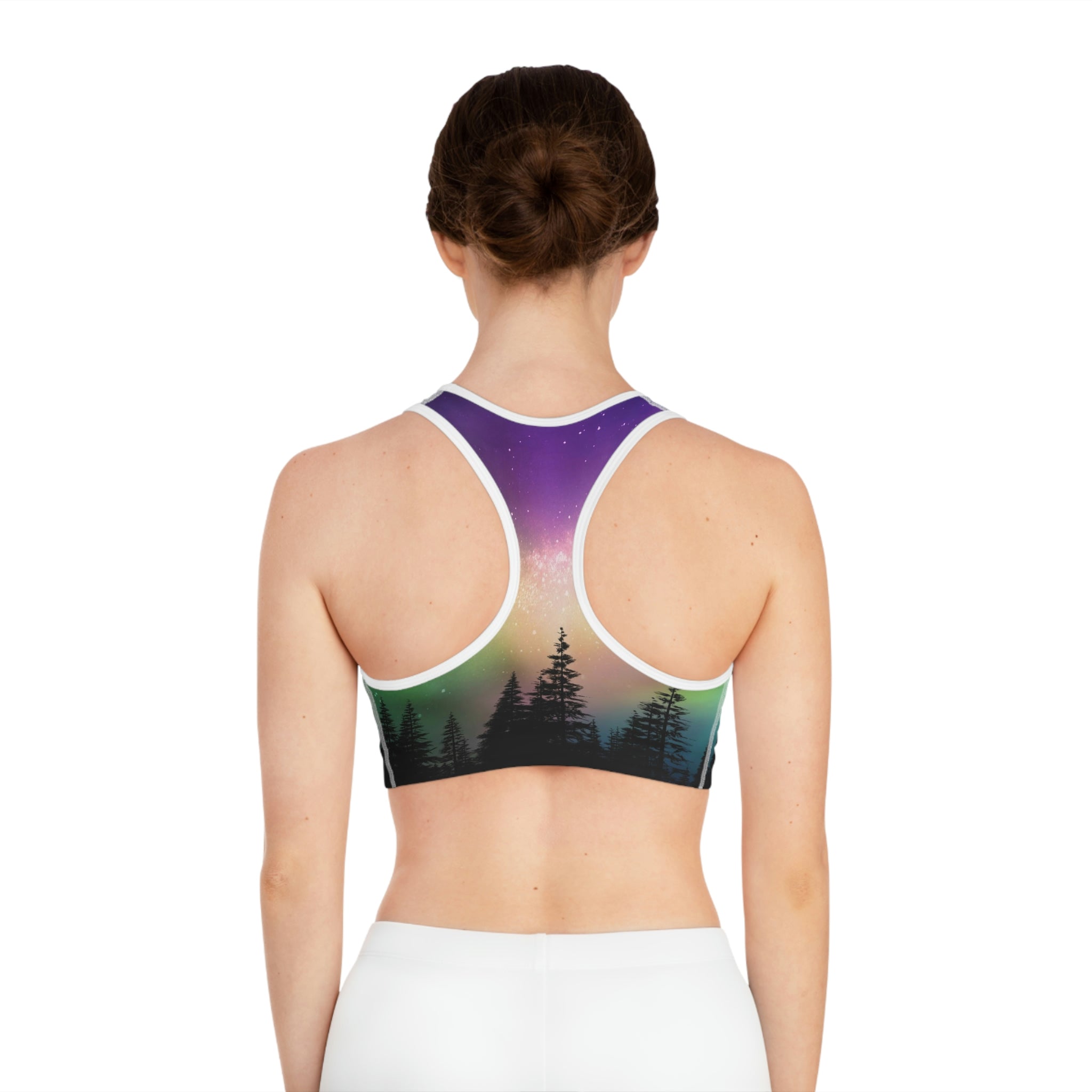 SHE REBEL - Aurora Borealis Sports Bra