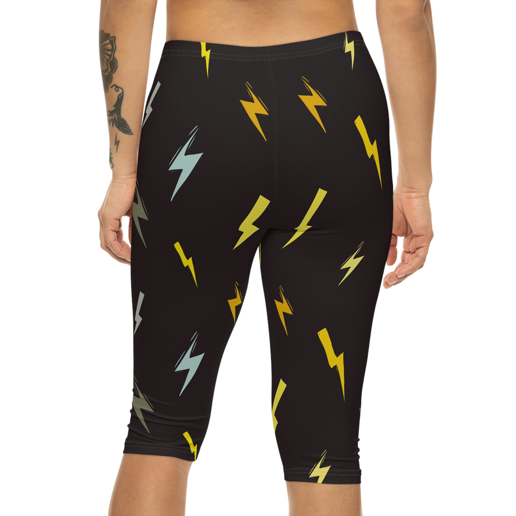 SHE REBEL - Stormy Night Capri Leggings