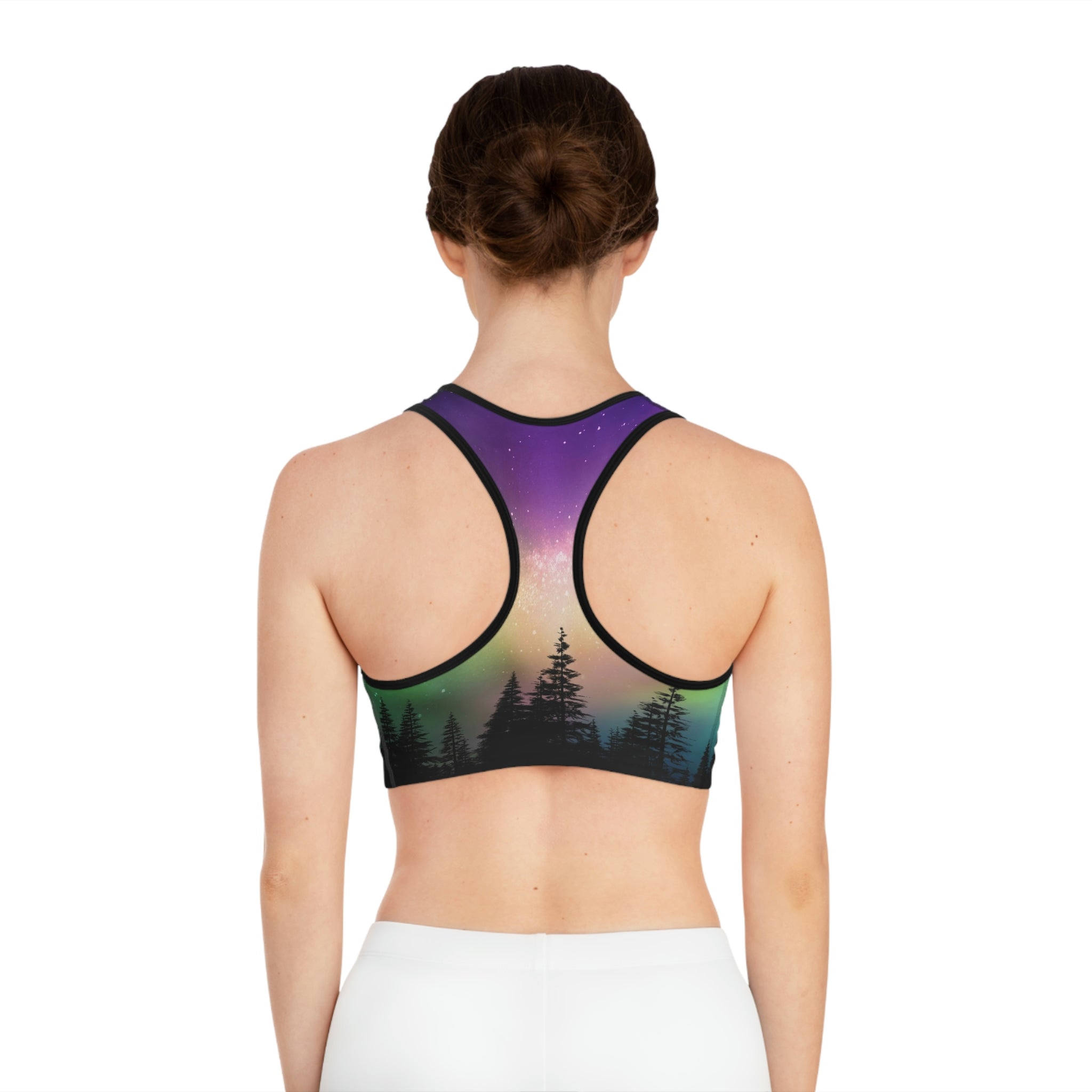 SHE REBEL - Aurora Borealis Sports Bra