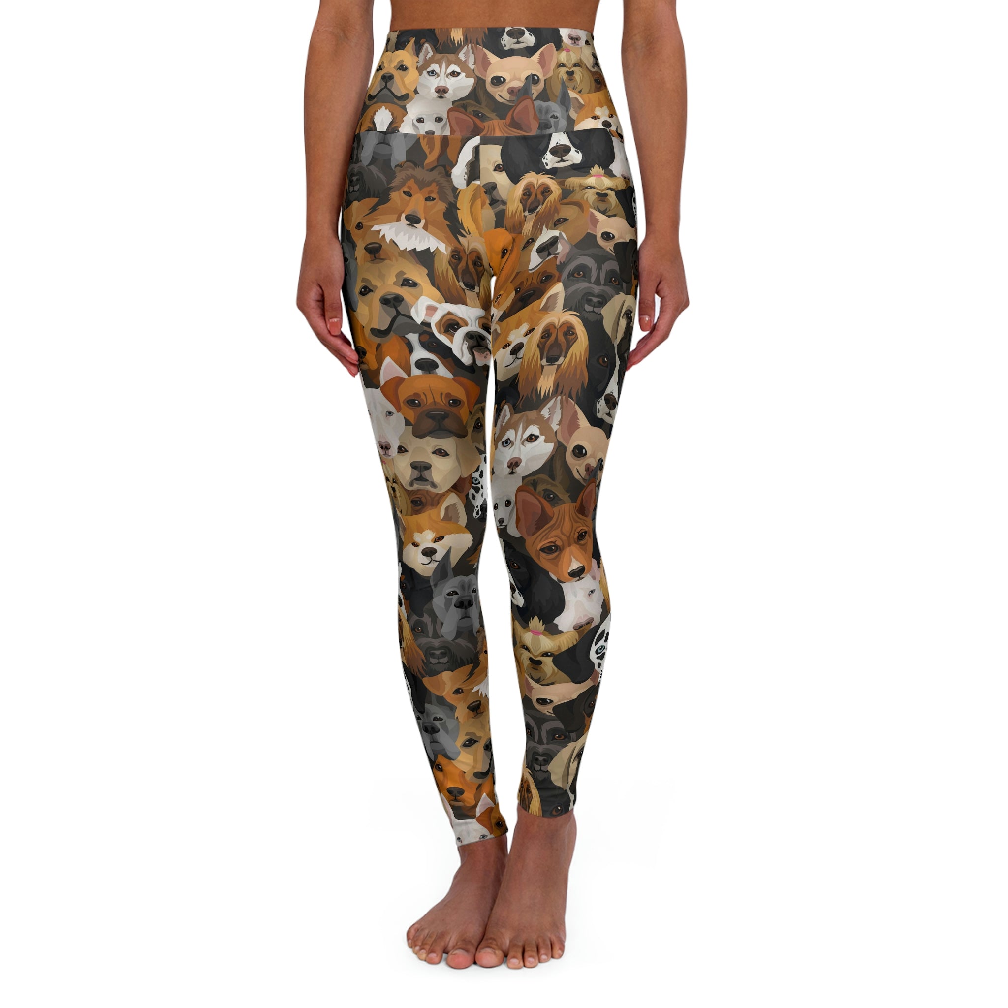 SHE REBEL - Doggy Lover Yoga Leggings