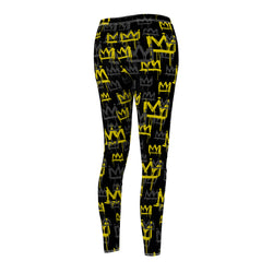 Crown Print Casual Leggings