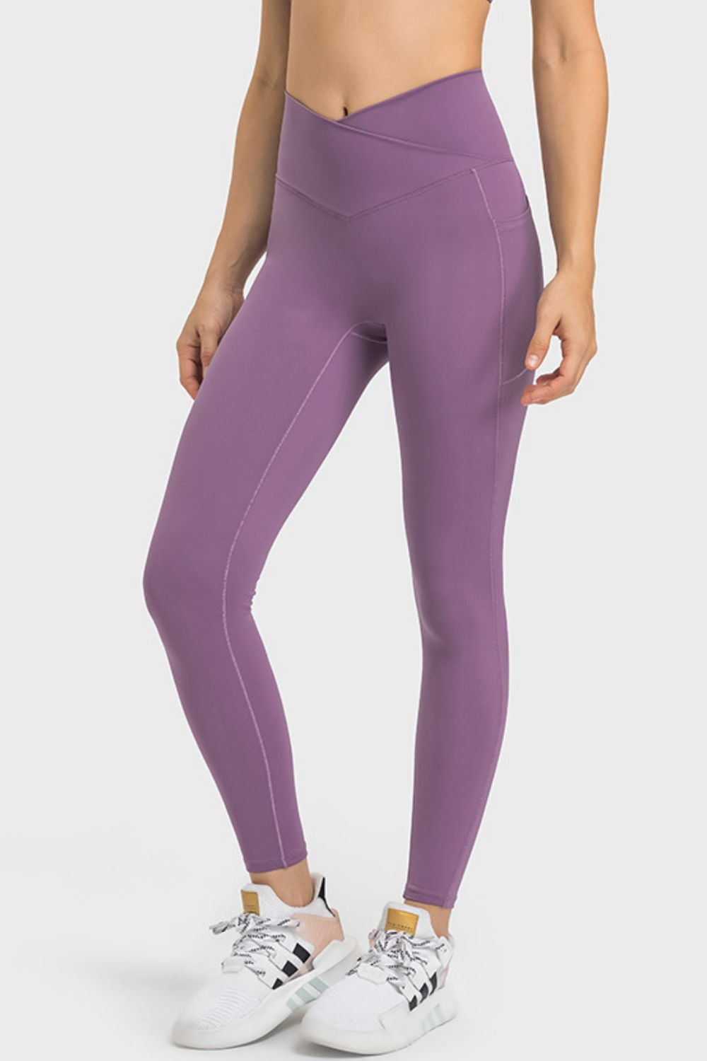 V-Waist Yoga Leggings with Pockets | Available in 5 Colors