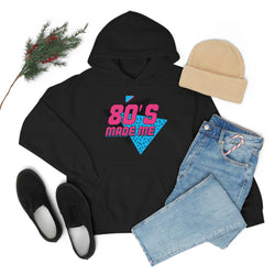 80s Retro Black Hoodie