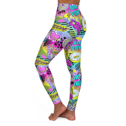 SHE REBEL - Pop Art Yoga Leggings