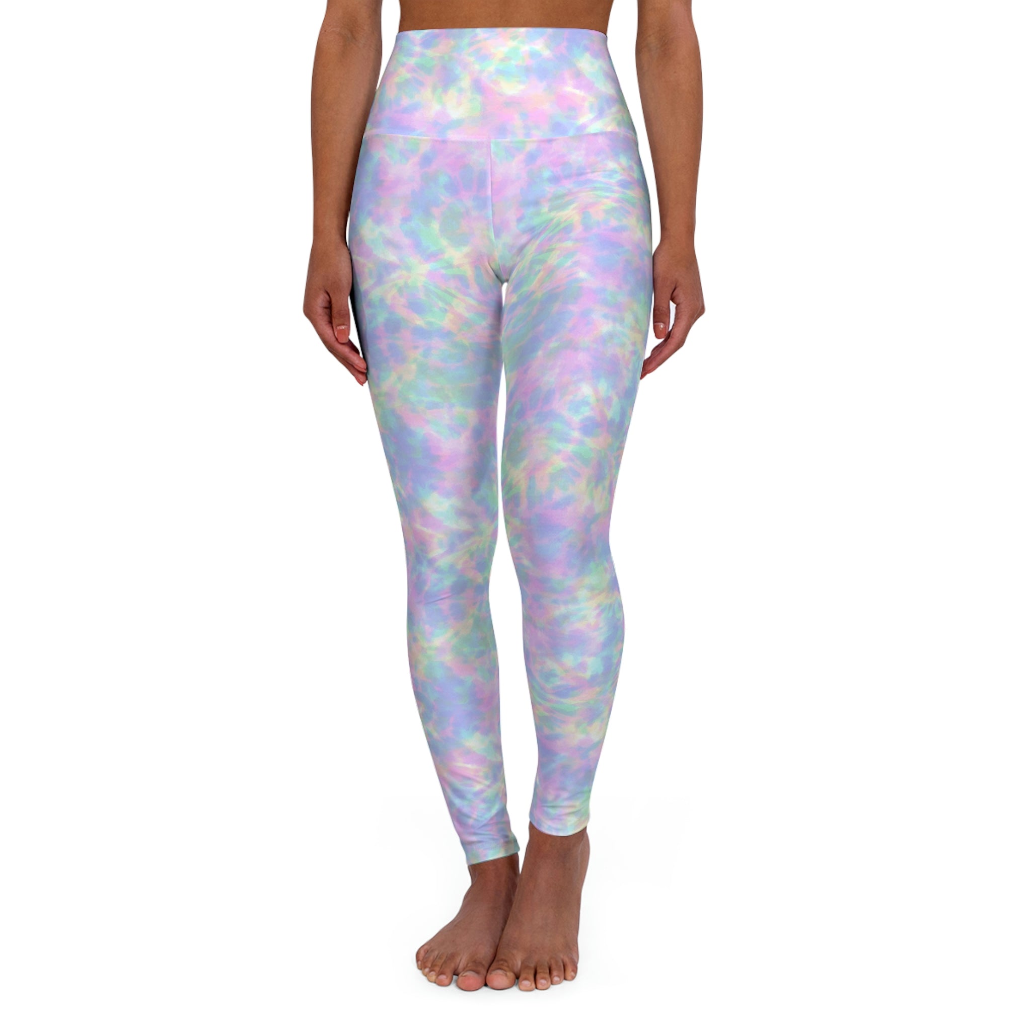 SHE REBEL - Glisten Tie Dye Yoga Leggings