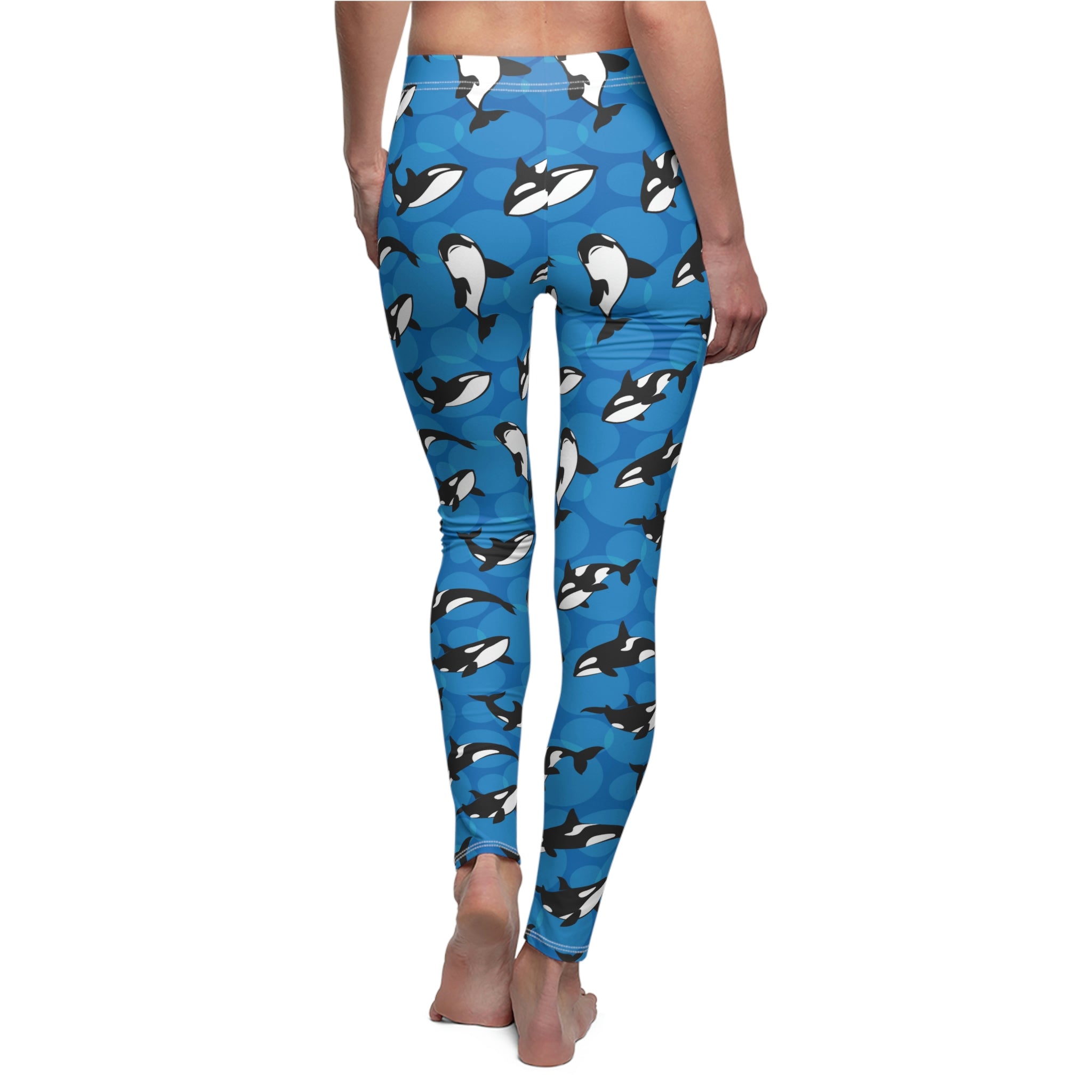 Orca Print Casual Leggings