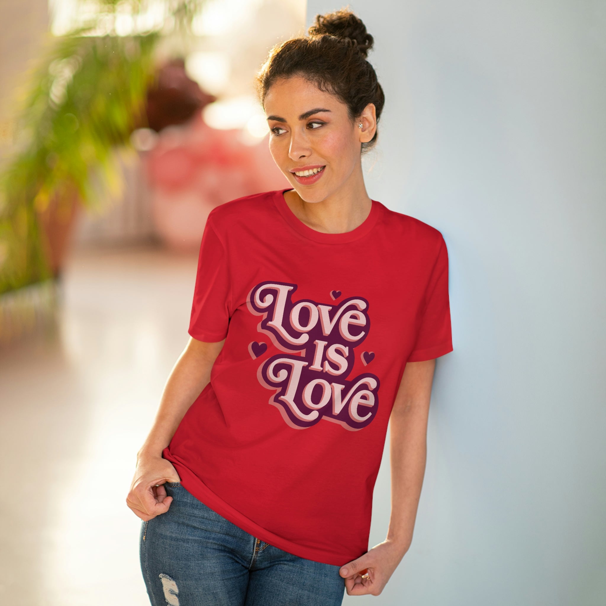 Love Is Love Tee ( Pink)