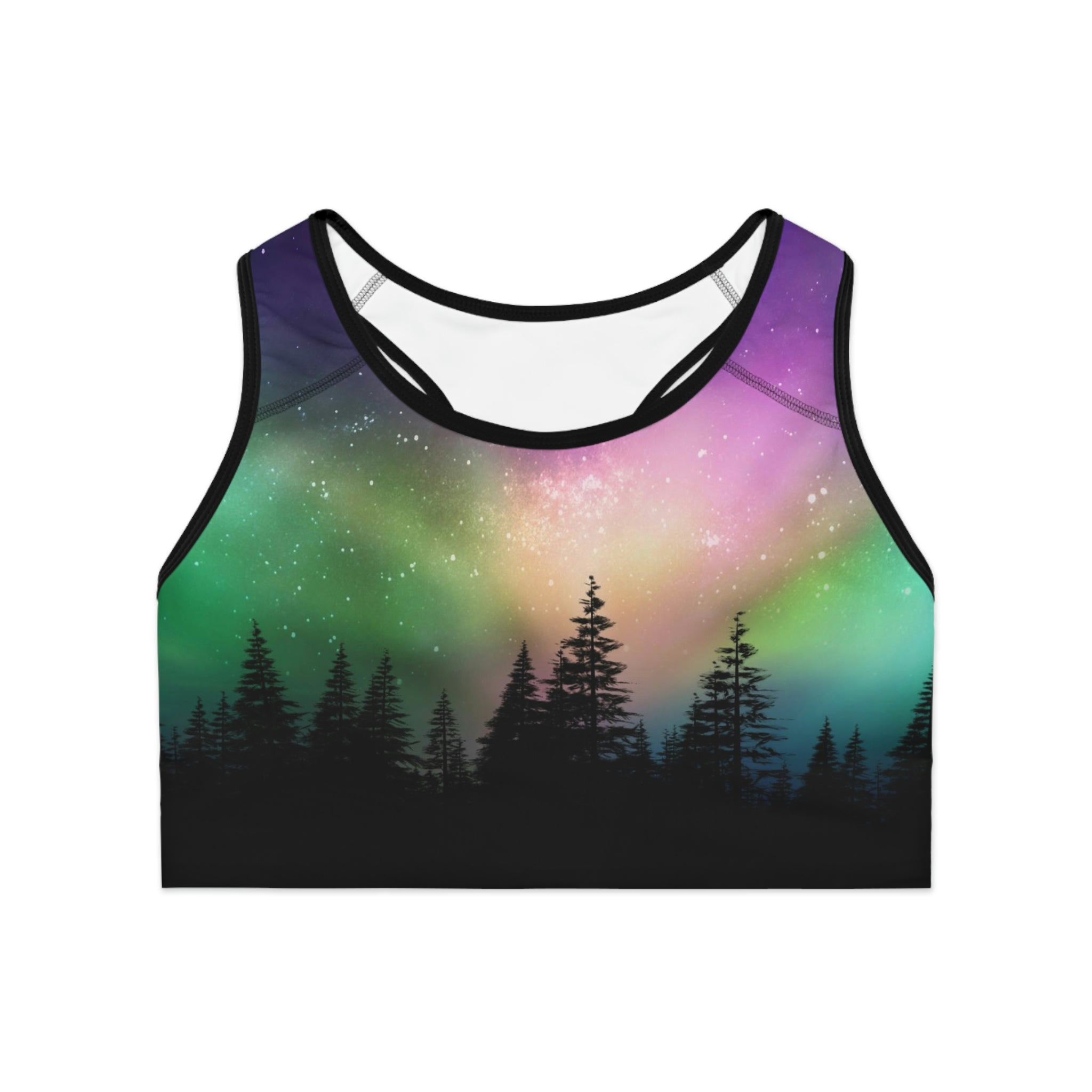 SHE REBEL - Aurora Borealis Sports Bra