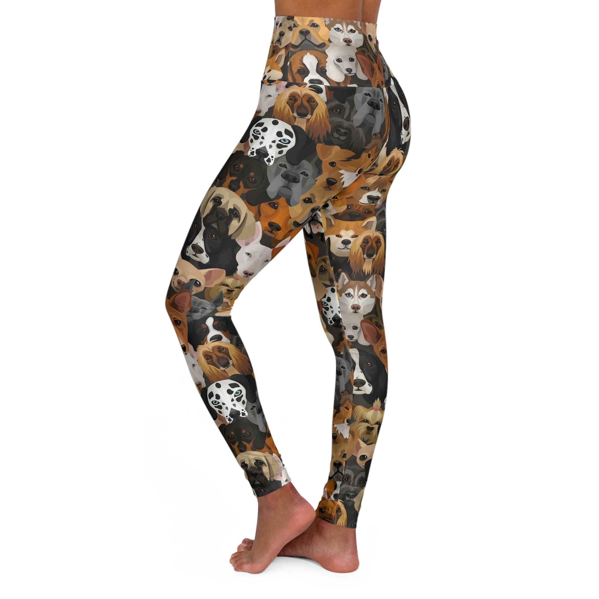 SHE REBEL - Doggy Lover Yoga Leggings