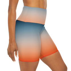 Sunset Ombre Yoga Shorts