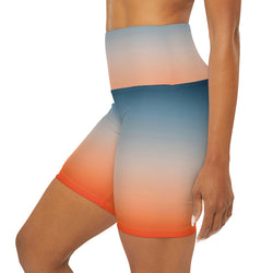 Sunset Ombre Yoga Shorts