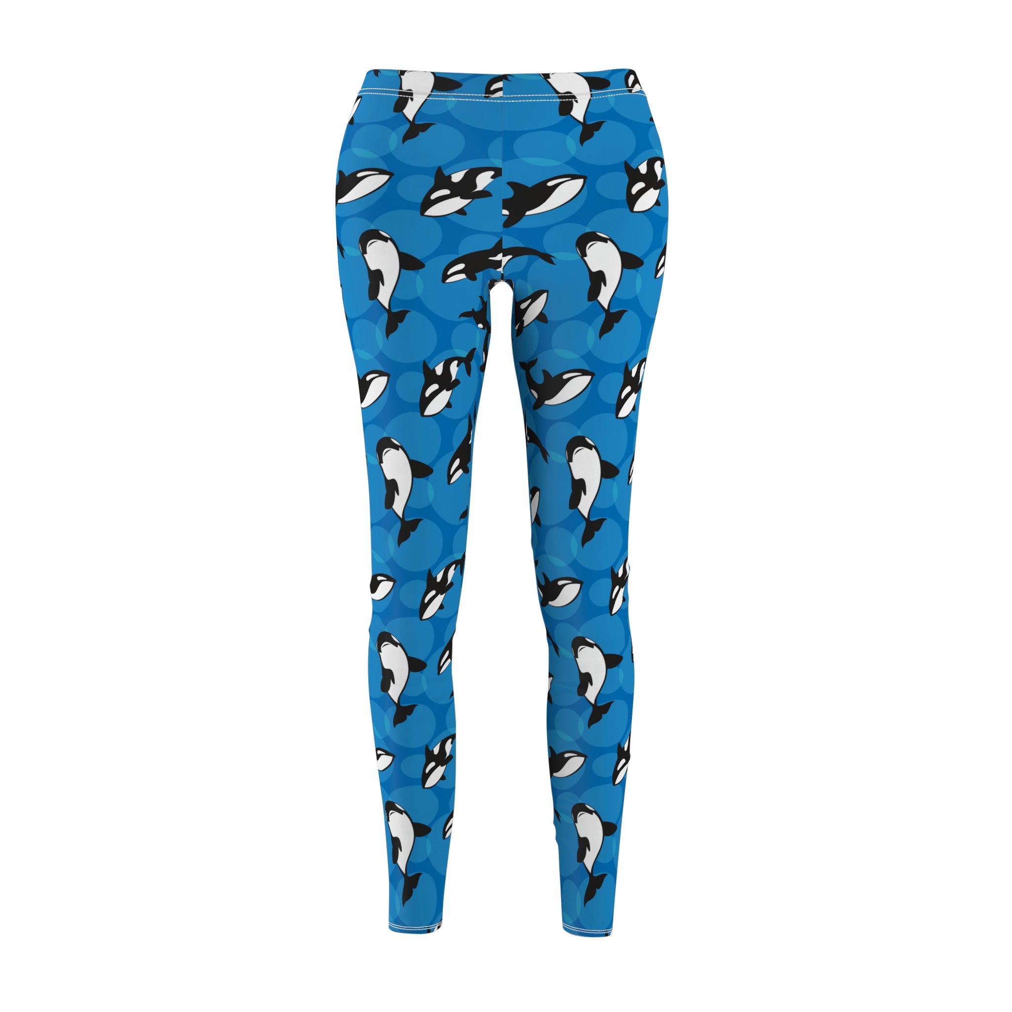 Orca Print Casual Leggings