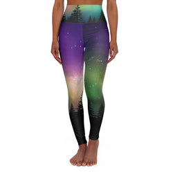 SHE REBEL - Aurora Borealis Yoga Leggings