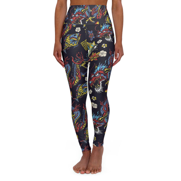 SHE REBEL - Flying Dragon Yoga Leggings