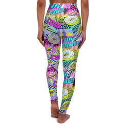 SHE REBEL - Pop Art Yoga Leggings