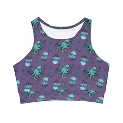 SHE REBEL - Deep Sea Creature Sports Bra