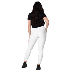 SHE REBEL - Snow White Leggings with Pockets | All Sizes