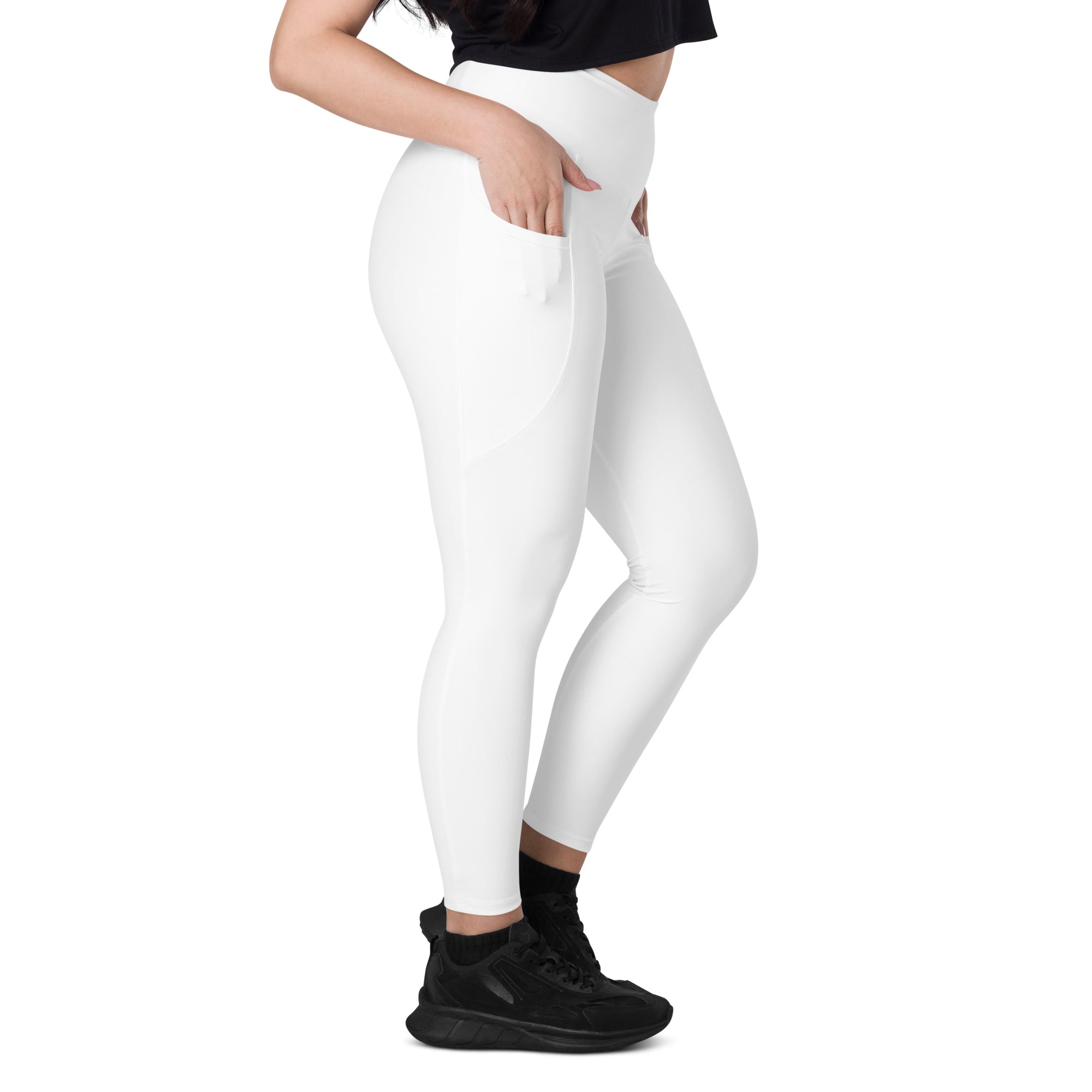 SHE REBEL - Snow White Leggings with Pockets | All Sizes