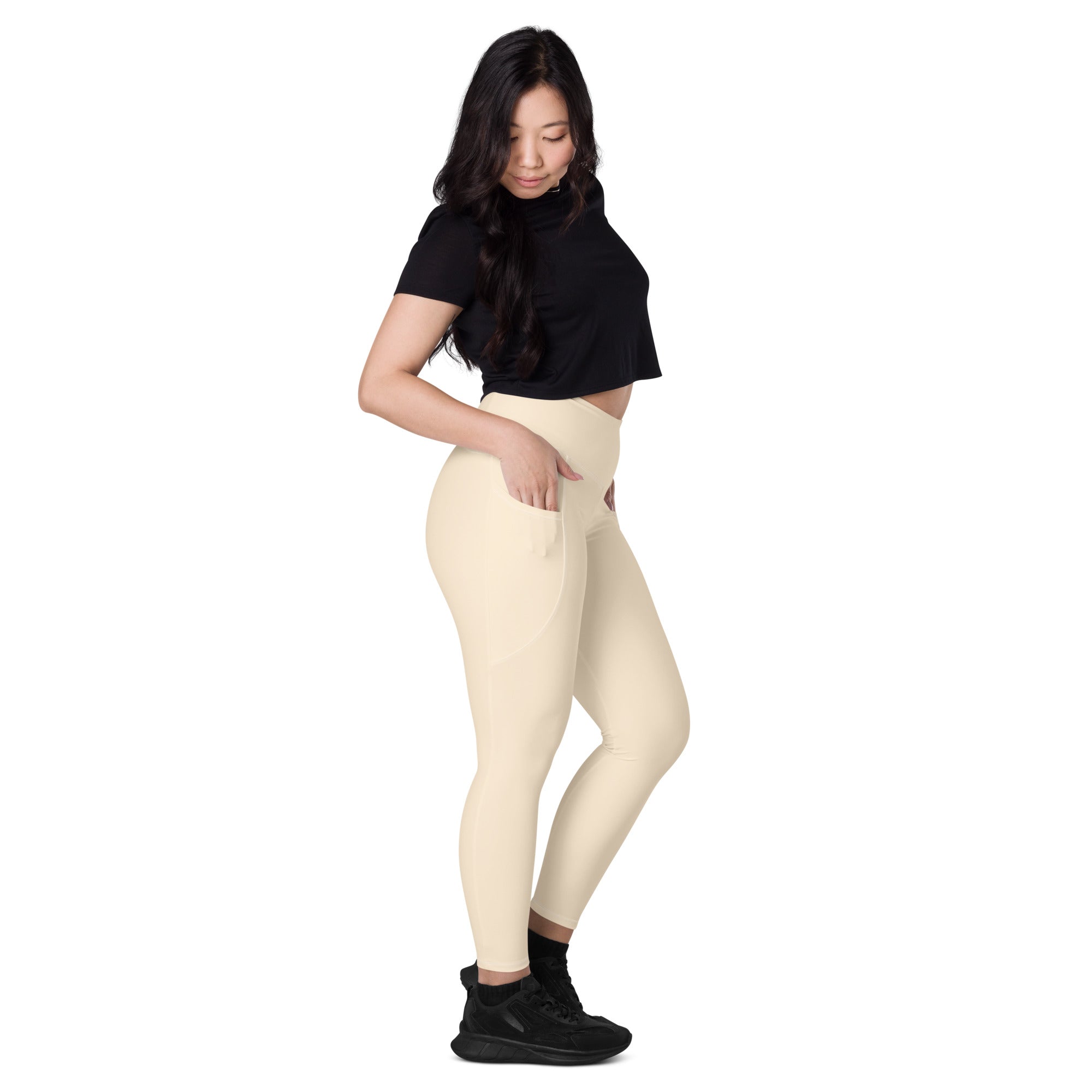 SHE REBEL - Papaya Whip Leggings with Pockets | All Sizes