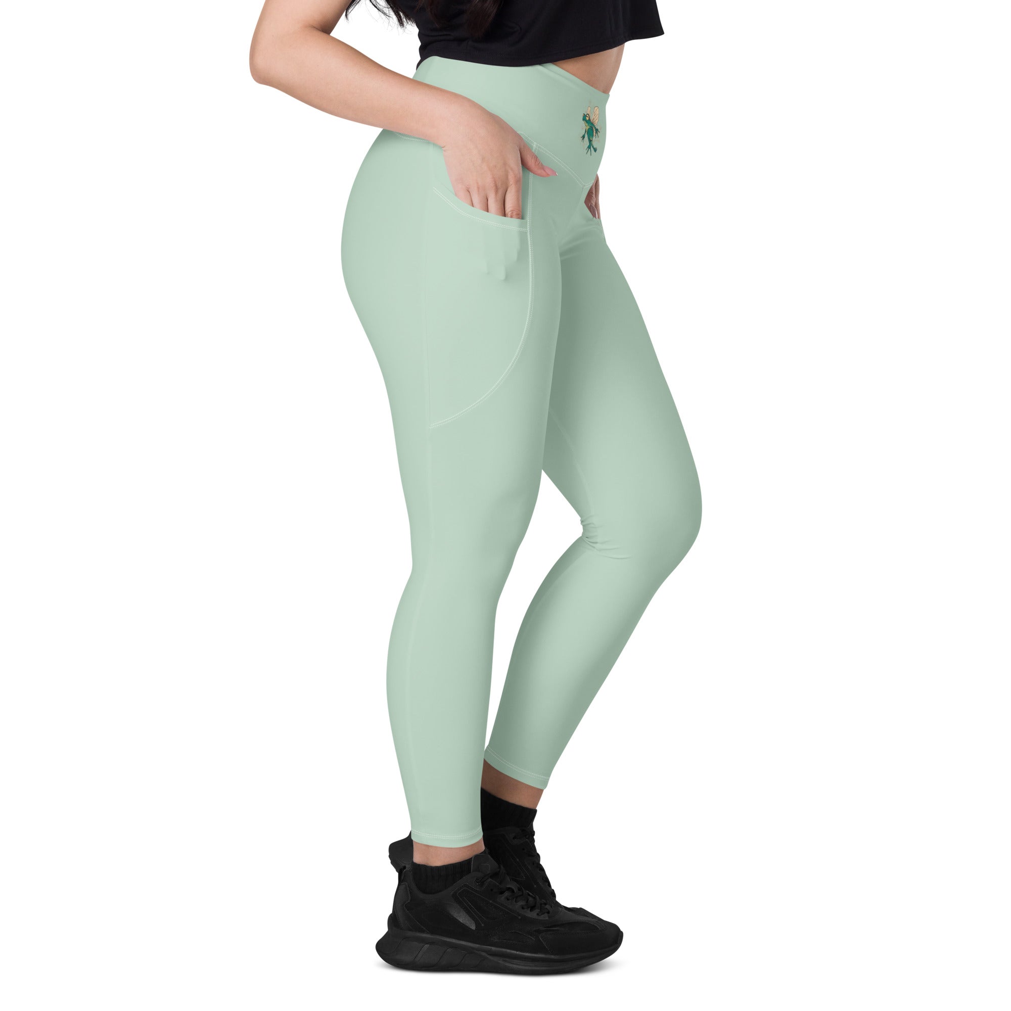 SHE REBEL - Fairy Frog Leggings with Pockets | All Sizes