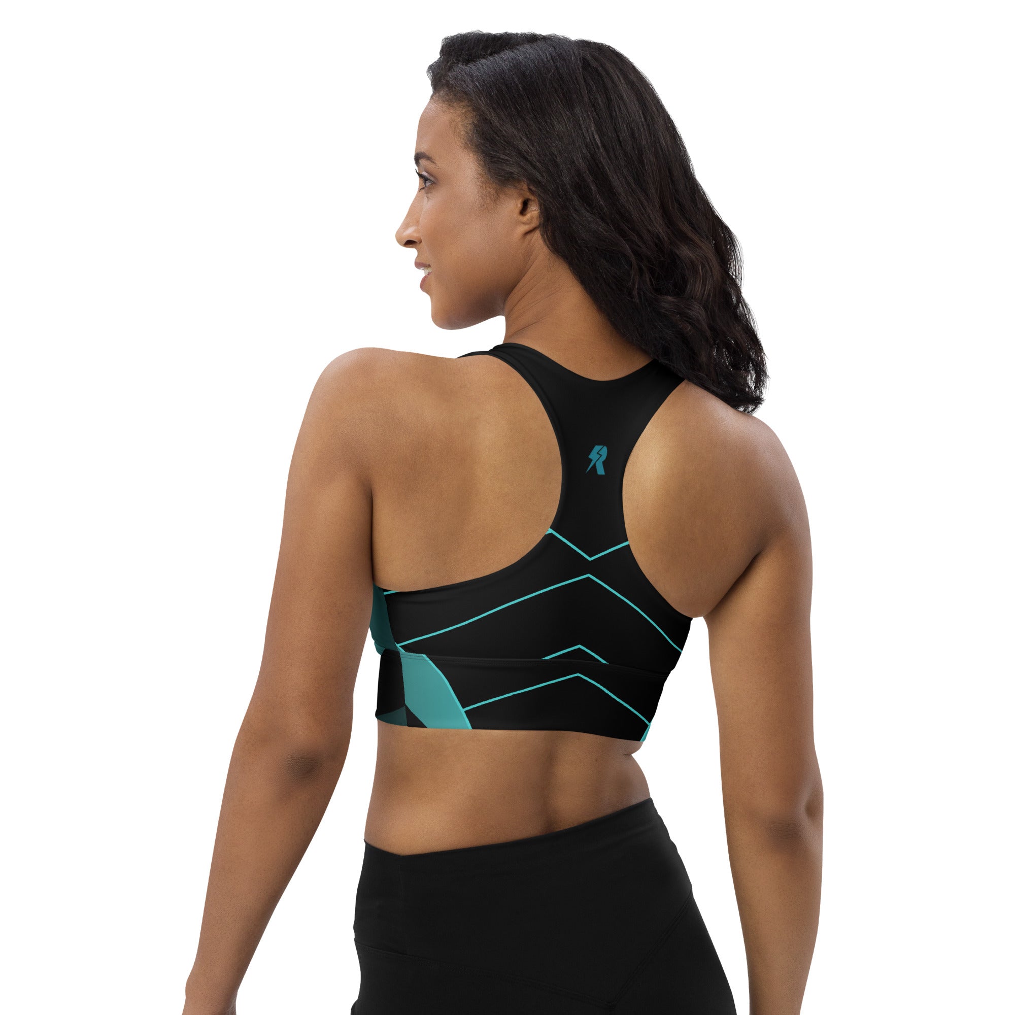 Space Age Longline Sports Bra