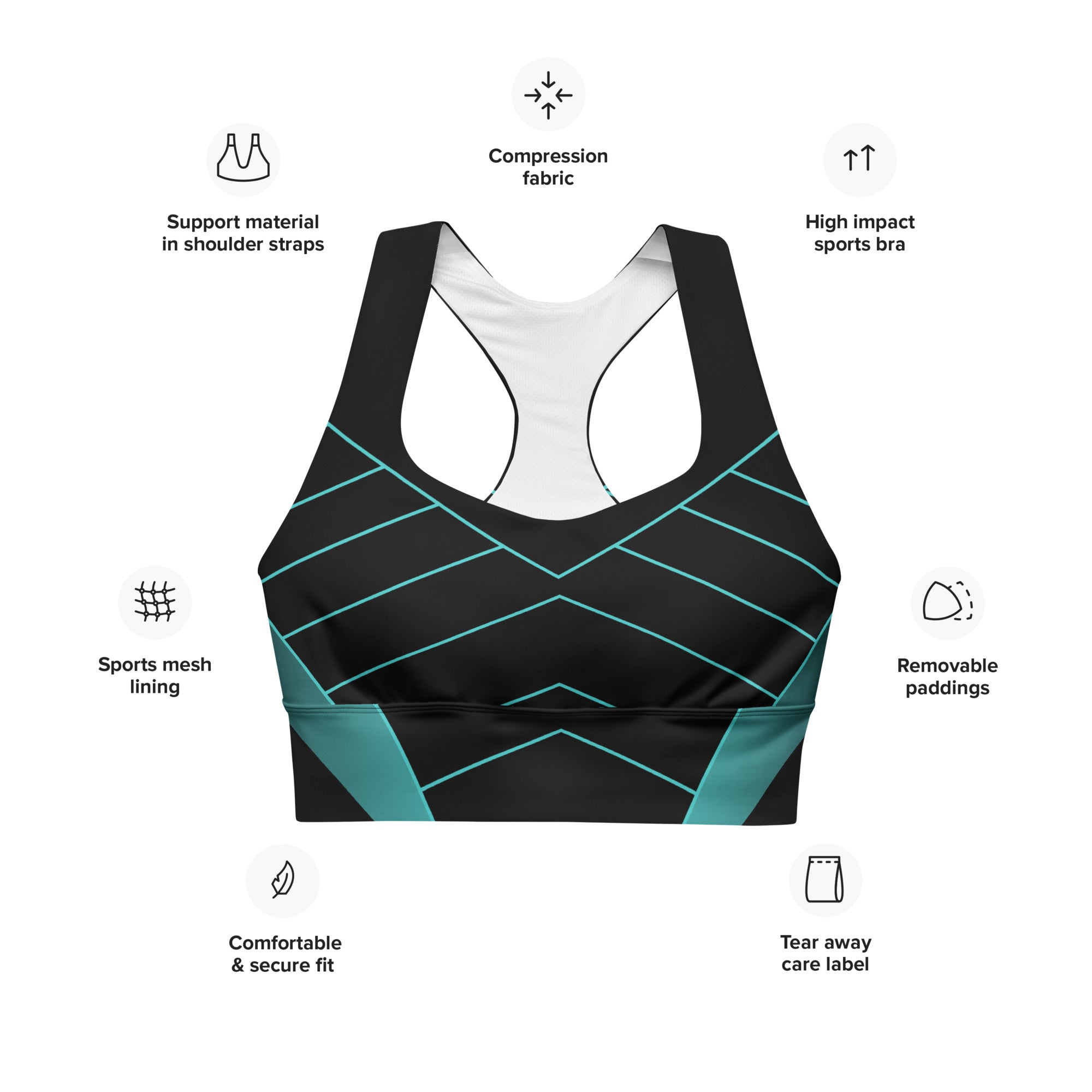 Longline Sports Bra